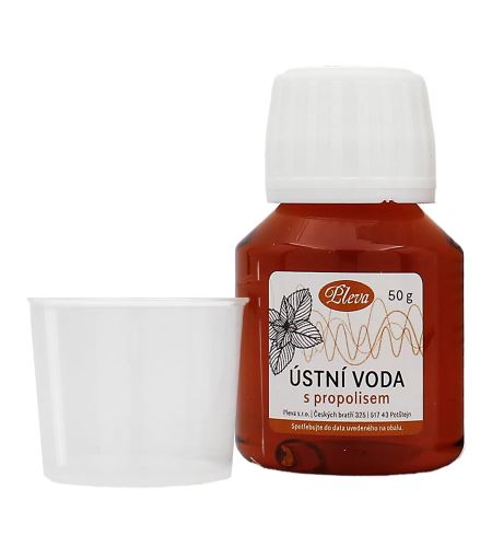 Pleva A Mouthwash with Propolis acqua orale al propoli 50 g