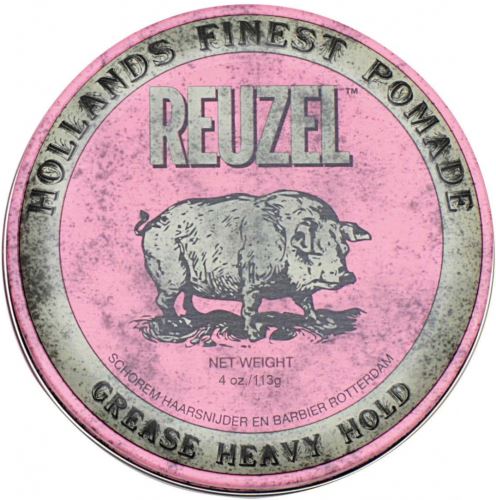 REUZEL Styling Pink Pomade Grease Heavy Hold pomata per capelli fissaggio medio da uomo
