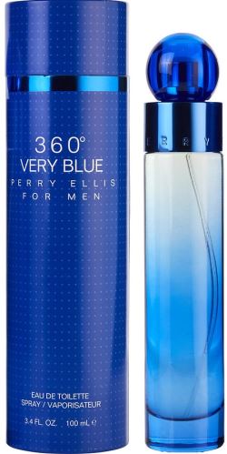 Perry Ellis 360° Very Blue For Men Eau de Toilett da uomo 100 ml