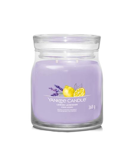 Yankee Candle Lemon Lavender Signature candela media 368 g