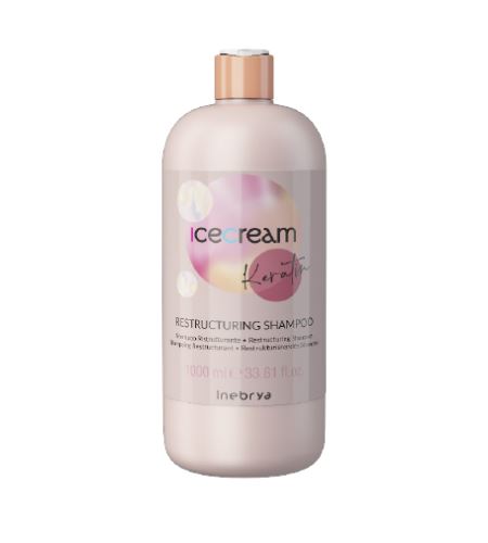 INEBRYA Ice Cream Keratin shampoo ristrutturante alla cheratina