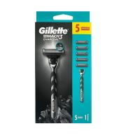Gillette Mach3 Charcoal rasoio + testina 5 pz
