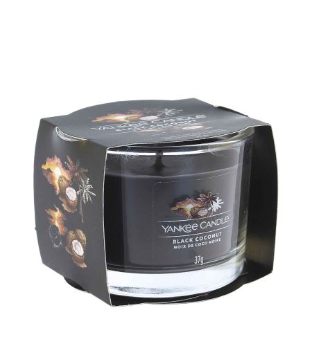 Yankee Candle Black Coconut candela votiva glass 37 g