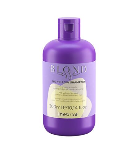 INEBRYA BLONDESSE No-Yellow shampoo anti-macchie gialle per capelli biondi decolorati o grigi