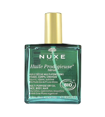 Nuxe Bio Huile Prodigieuse Néroli olio secco multifunzionale per il viso corpo e capelli 100 ml