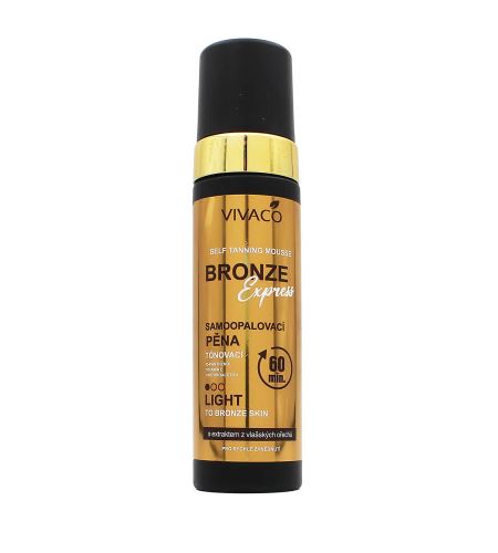 Vivaco Bronze Express Light Schiuma autoabbronzante 200 ml