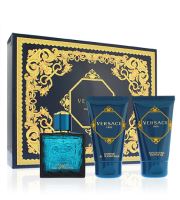 Versace Eros confezione regalo da uomo Eau de Toilett 50 ml + docciaschiuma 50 ml + balsamo post-rasatura 50 ml
