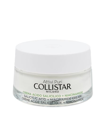 Collistar Attivi Puri Salicylic Acid + Niacinamide crema lenitiva con acido salicilico 50 ml