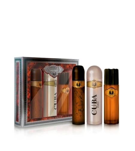 Cuba Gold confezione regalo da uomo Eau de Toilett 100 ml + after-shave 100 ml + deodorant 200 ml