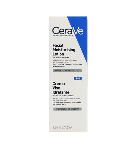 CeraVe Facial Moisurising Lotion trattamento idratante per pelli da normali a secche 52 ml