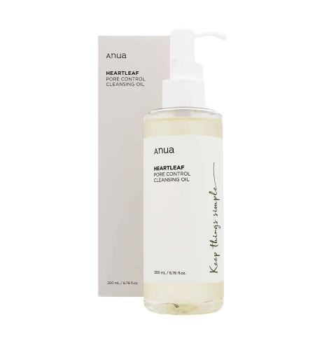 Anua Hearleaf Pore Control Cleansing Oil Olio detergente idrofilo non comedogenico 200 ml