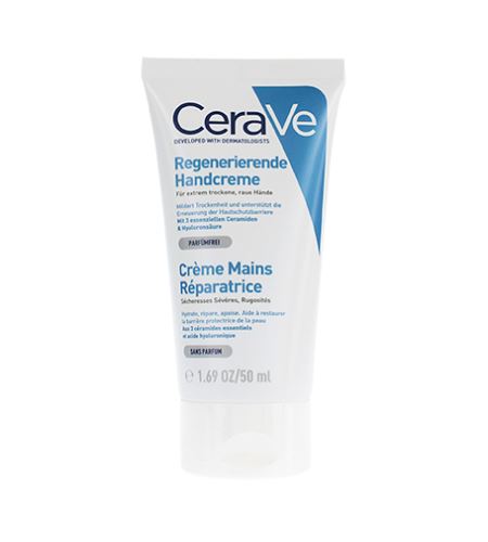 CeraVe Reparative Hand Cream crema rigenerante per mani estremamente secche e ruvide 50 ml
