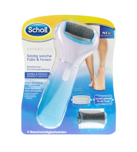 Scholl Expert Care Lima elettrica per piedi + testine di ricambio