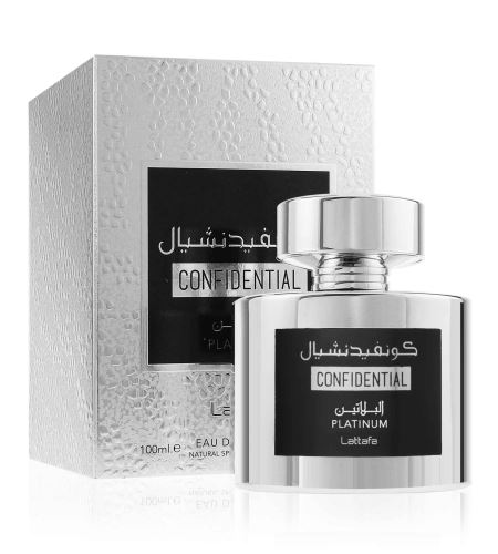 Lattafa Confidential Platinum Eau de Parfum da uomo 100 ml